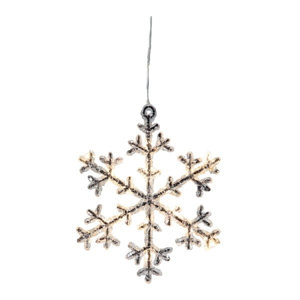 Svjetleći LED ukras Best Season Icy Snowflake, 18 cm