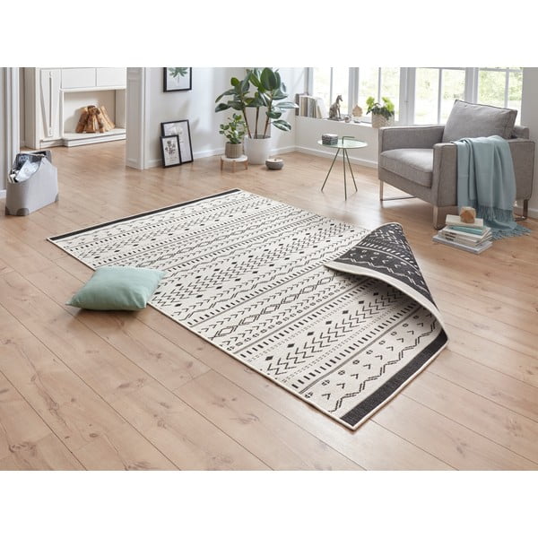 Crno-krem vanjski tepih NORTHRUGS Cuba, 290 x 200 cm-image-4