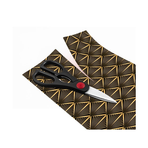 Dekorativna pozadina namještaj u crno-zlatnim ambijentalnom ambijentu Draka-image-2