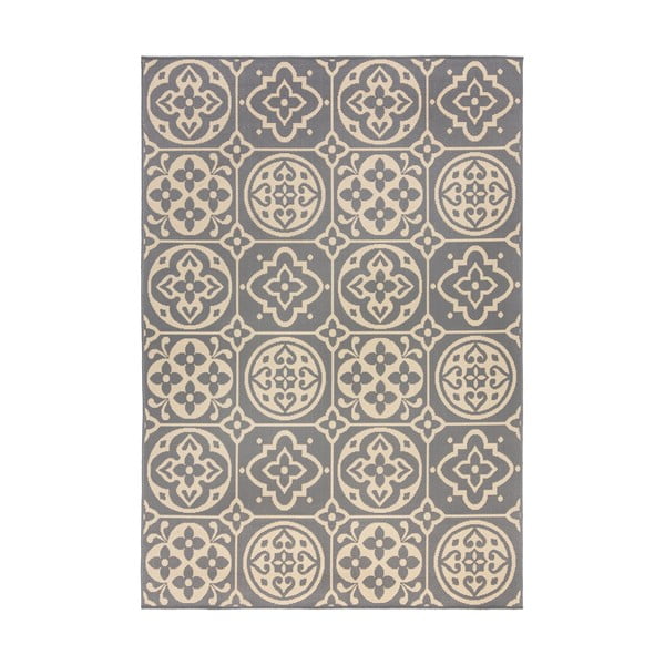 Sivi vanjski tepih Flair Rugs Tile, 120 x 170 cm