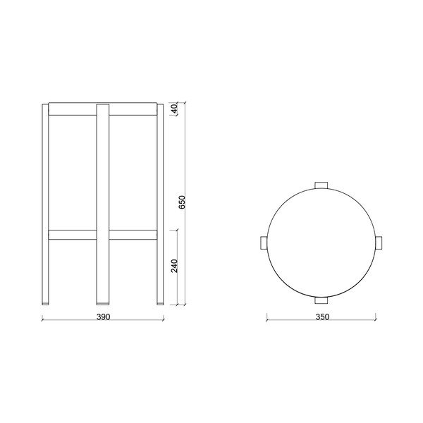 Crni željezni stolac Doon – noo.ma-image-3