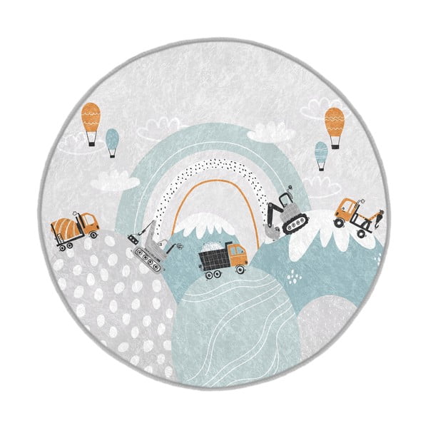 Periv dječji tepih ø120 cm Snowy Hills – Mila Home