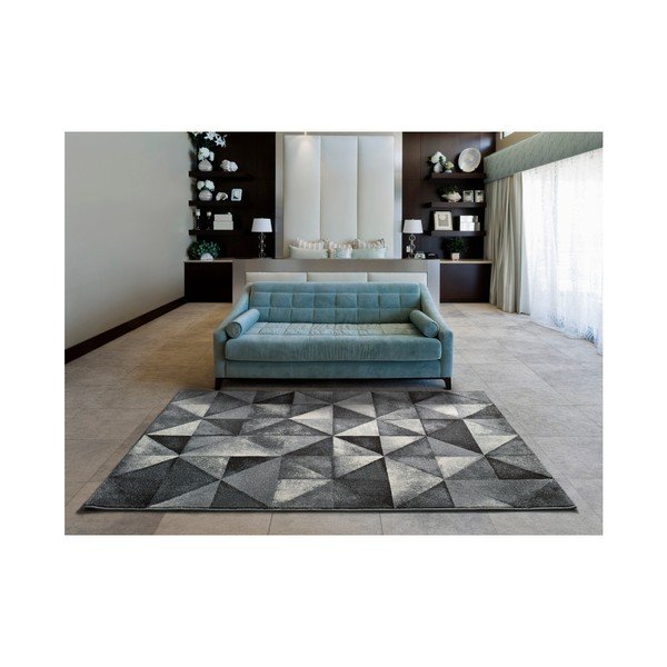 Sivi tepih Universal Delta Triangle, 57 x 110 cm-image-1