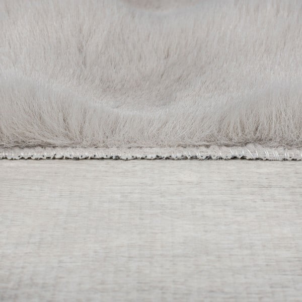 Svijetlo sivo sintetičko krzno 180x290 cm Waffle Faux Fur – Flair Rugs-image-4