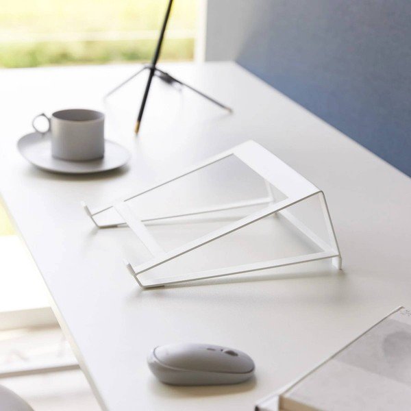 Bijeli metalni stalak za laptop Tower – YAMAZAKI-image-1