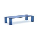 Plavi stakleni stolić za kavu 60x140 cm Adularia – Kave Home