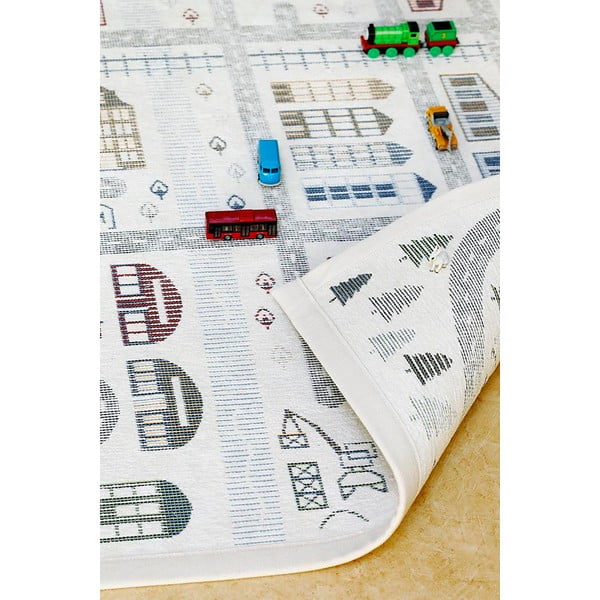 Bijeli dvostrani dječji tepih Narma Ülejõe, 160 x 230 cm-image-2