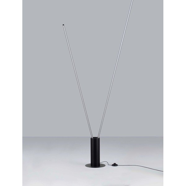 Mat crna metalna LED stojeća svjetiljka sa savitljivom konstrukcijom (visina 181 cm) Kimolia – Nova Luce-image-3