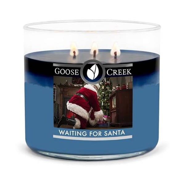 Mirisna svijeća u staklenoj posudi Goose Creek Waiting for Santa, 35 sati gorenja