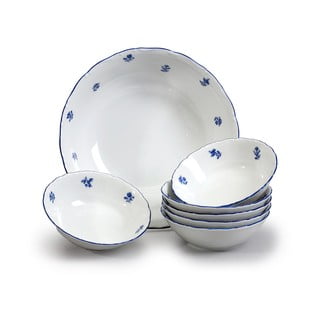 Set porculanskih zdjelica s plavim cvjetovima Thun Ophelia