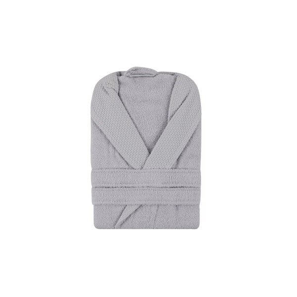 Sivi pamučni kućni ogrtač XL Cappa – Foutastic