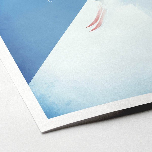 Poster Travelposter Ski France, A3-image-2