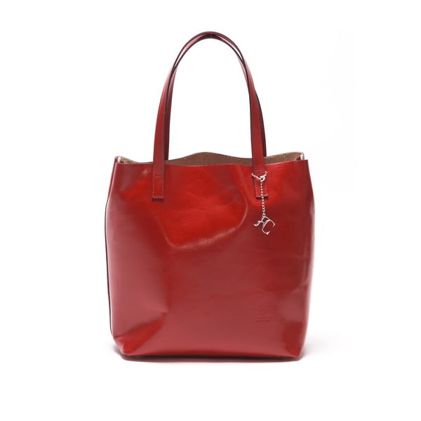 Crvena kožna torbica Renata Corsi 3001