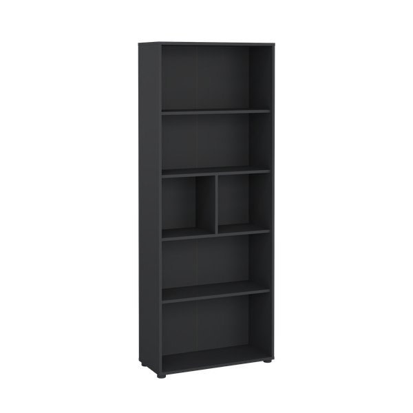 Antracitno siva biblioteka 80x205 cm Sign – Tvilum-image-2