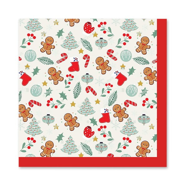 Ubrusi u setu 20 kom 33x33 cm Cookie – Homéa