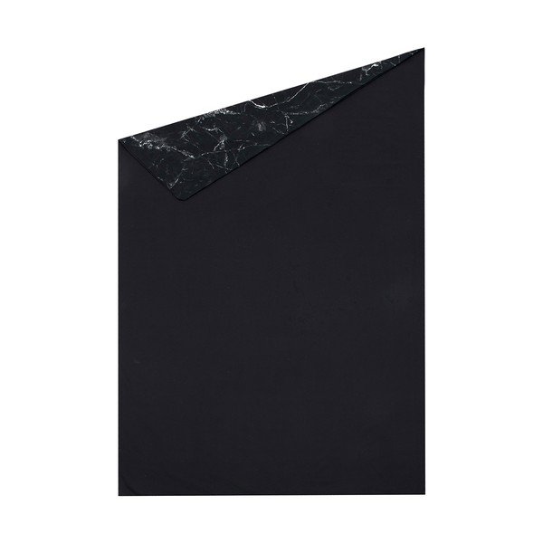 Crna pamučna plahta Westwing Collection, 150 x 220 cm-image-2