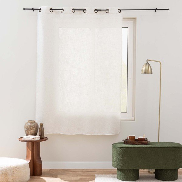 Krem zavjesa 140x240 cm Pauline – douceur d'intérieur-image-1