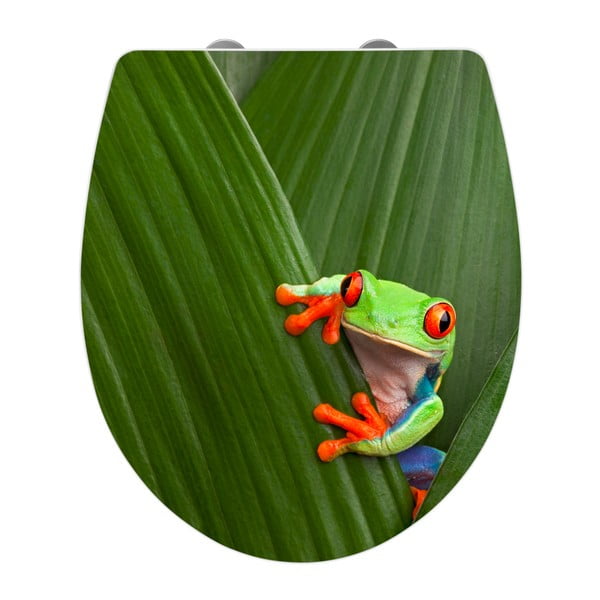 WC daska Wenko Frog s lako zatvaranjem, 45 x 38,8 cm