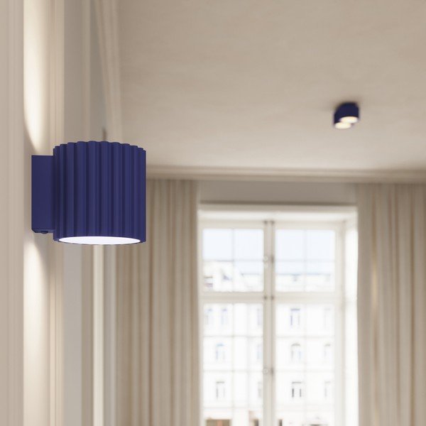 Plavi metalni reflektor ø 10 cm Zora – Sollux-image-2