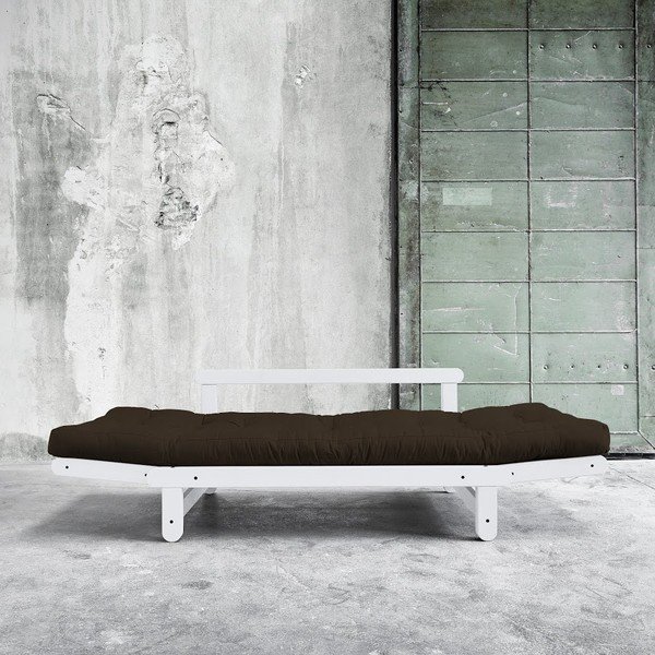 Sofa na razvlačenje Karup Beat White / Choco Brown-image-3