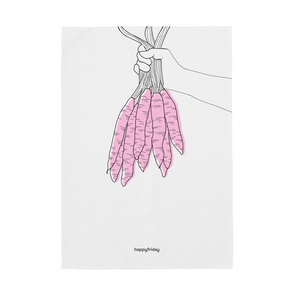 Pamučna kuhinjska krpa 2 kom 50x70 cm Carrots – Happy Friday-image-2