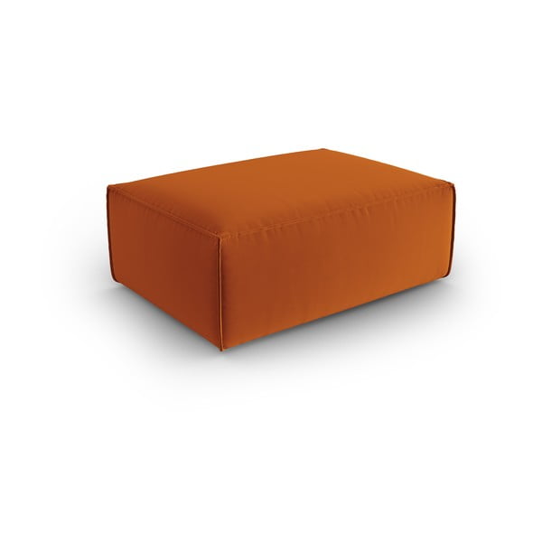Narančasti baršunast tabure Mackay – Cosmopolitan Design