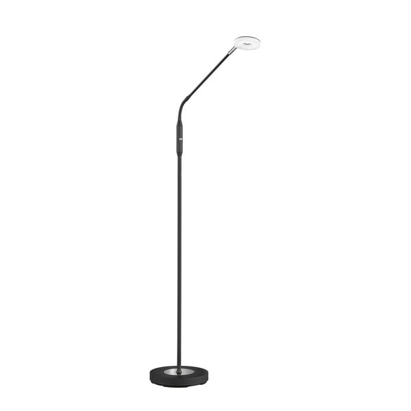 Crna LED stojeća svjetiljka s mogućnosti zatamnjivanja (visina 150 cm) Dent – Fischer & Honsel