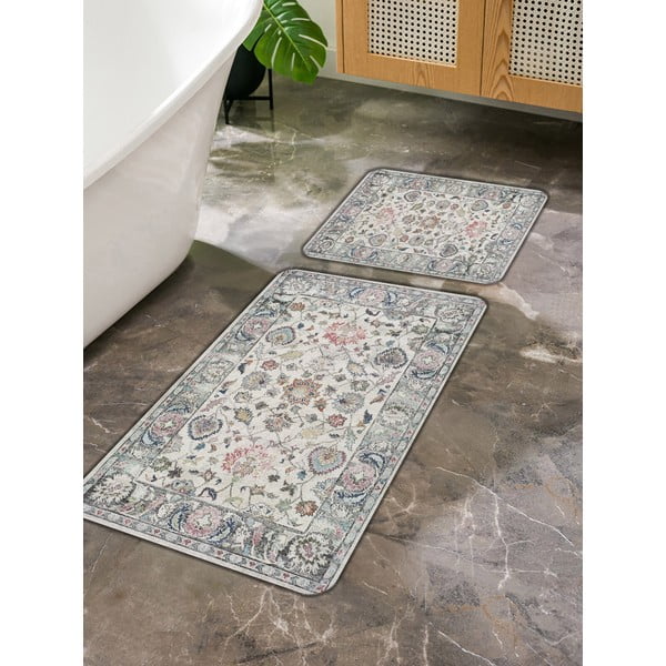 Sive kupaonske prostirke u setu 2 kom 60x100 cm – Mila Home-image-2
