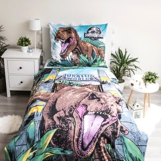 Dječja pamučna posteljina sa svjetlećim efektom Jerry Fabrics Jurský Svět, 140 x 200 cm
