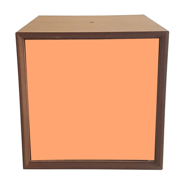 Regal s narančastim vratima Ragaba PIXEL, 40 x 40 cm