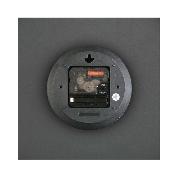 Crni zidni sat Versa In Time, ⌀ 32,7 cm-image-2