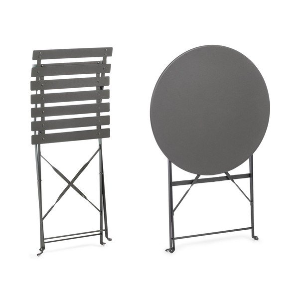 Antracitno sivi željezni vrtni blagovaonski set za 2 osobe Austin – Bizzotto-image-3