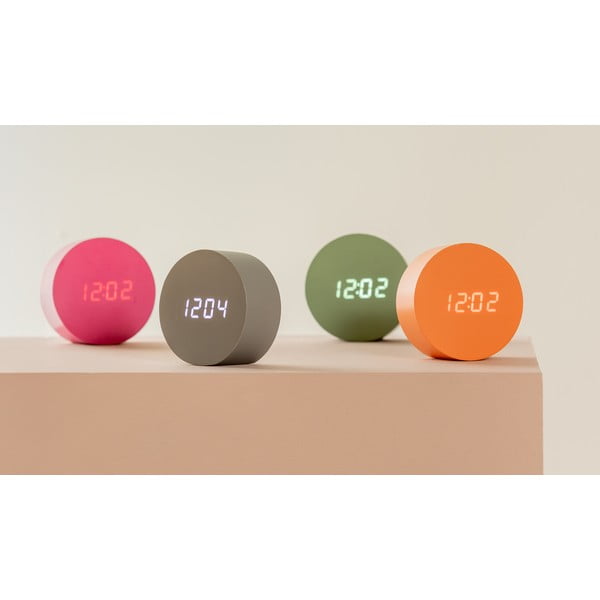 Digitalna budilica ø 9 cm Spry Round – Karlsson-image-1