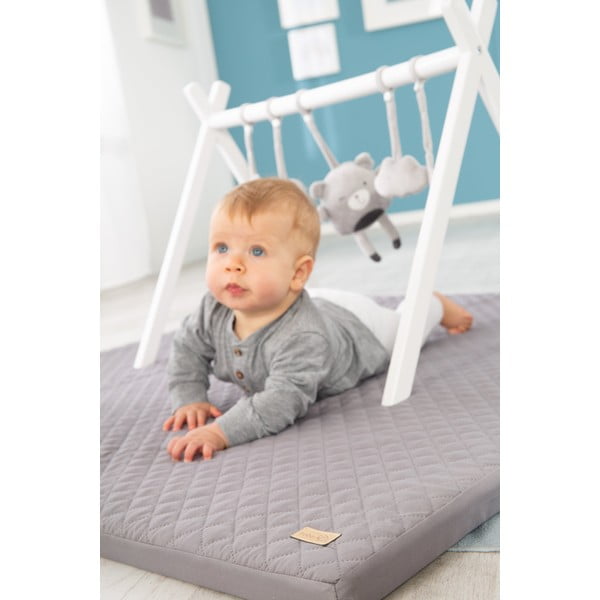 Tamno siva dječja podloga za igru 120x120 cm Style – Roba-image-3