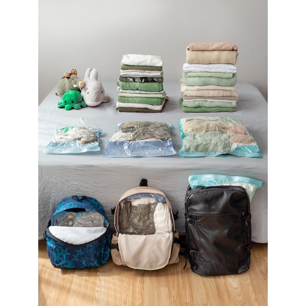 Vakuum vrećice za odjeću u setu 6 kom Roll Up S/M/L – Compactor-image-1