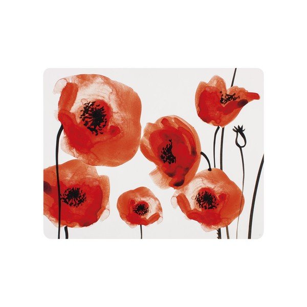 Set od 4 mjesta Ladelle Wild Poppies-image-1