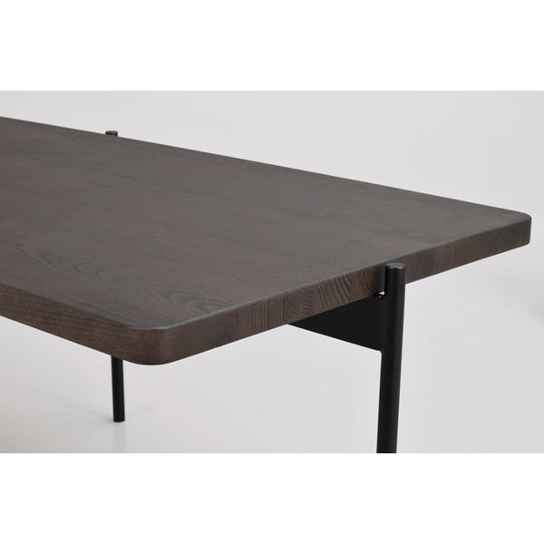 Smeđi stol od jasenovog drveta Rowico Shelton, 95 x 50 cm-image-1