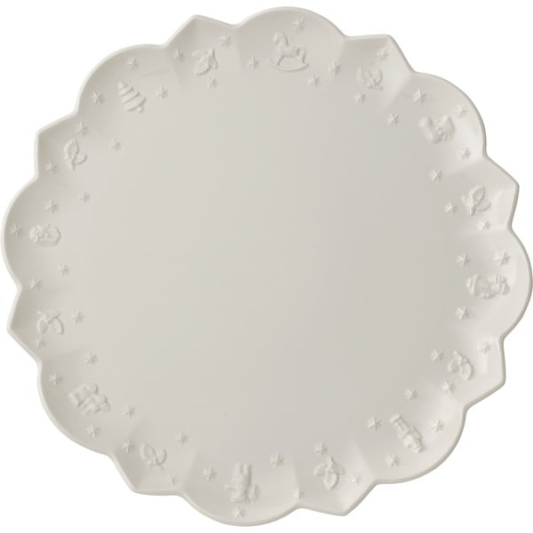 Bijeli porculanski tanjur s božićnim motivom Villeroy & Boch, ø 33,7 cm