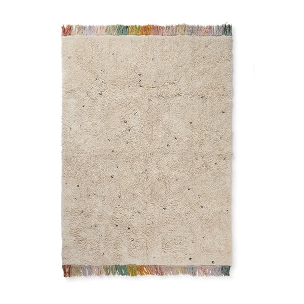 Krem periv/ručno rađen pamučan dječji tepih 120x160 cm Stardust – Lorena Canals