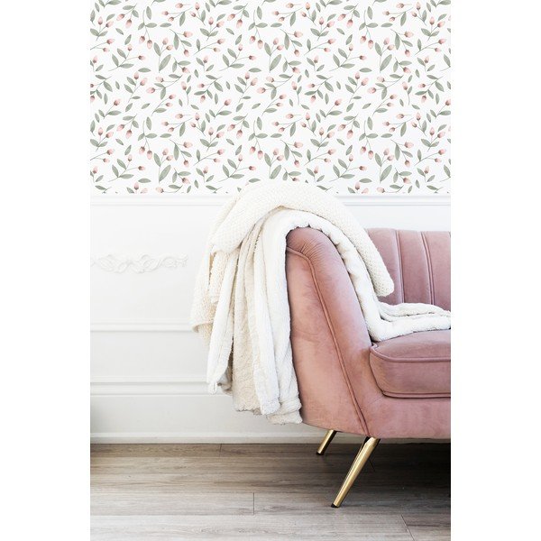 Dječje tapete od netkanog tekstila 10 m x 50 cm Flower Buds – Lilipinso-image-3