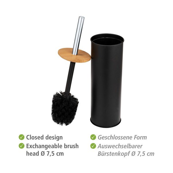 Crna željezna WC četka Tortona – Wenko-image-4