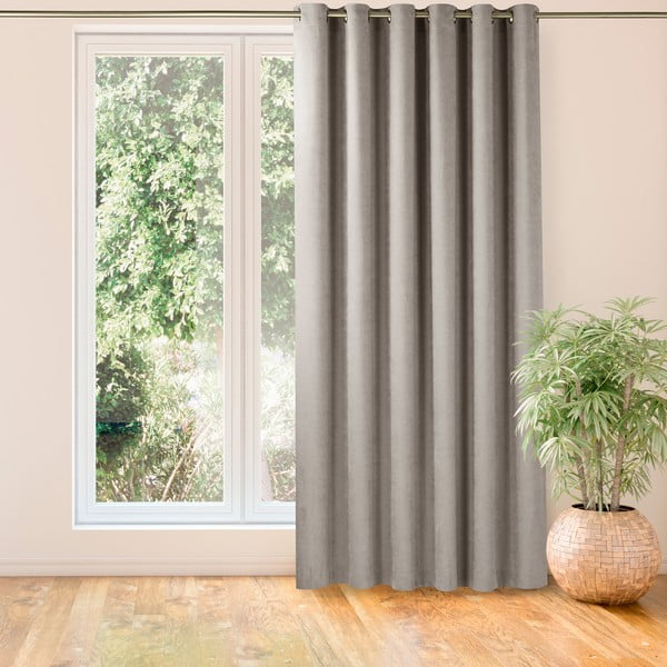 Svijetlo smeđa zavjesa 140x225 cm Milana - Homede-image-4