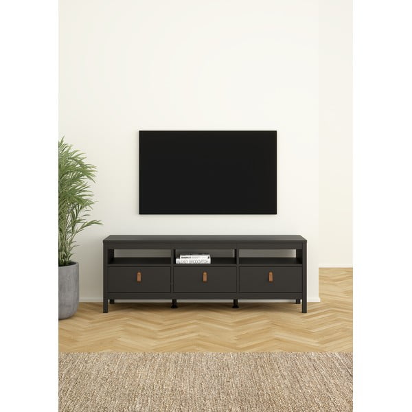 Crna TV komoda 151x54 cm Madrid – Tvilum-image-1