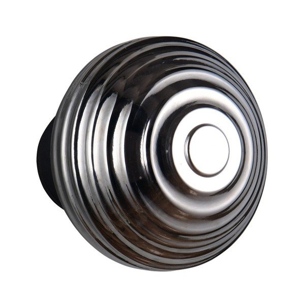 Tamno siva staklena LED zidna lampa s USB ø 15,5 cm Earl – Reality