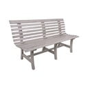 Siva vrtna klupa od masivnog drveta Mandalay – Garden Pleasure