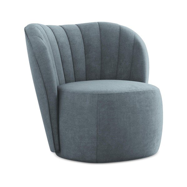 Plava fotelja od šenila Keloa – Makamii