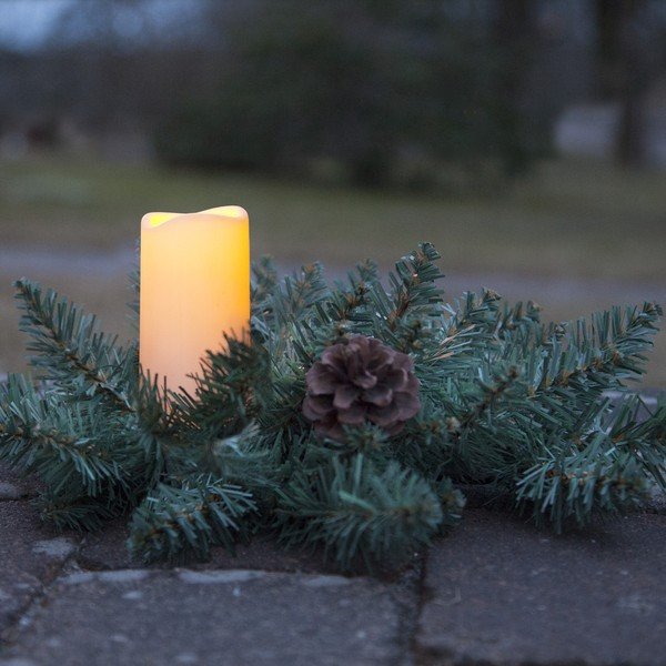 Bijelo-zeleni svjetlosni ukras s božićnim motivom Serene – Star Trading-image-1