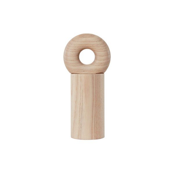 Drveni mlin za papar i sol u prirodnoj boji Hoop – OYOY Living Design