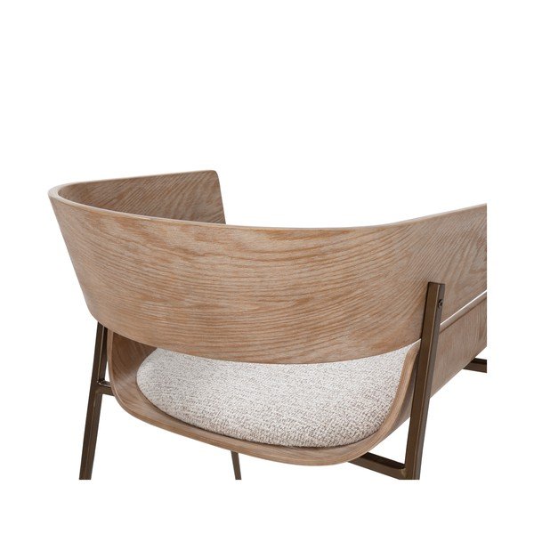 Podstavljene blagovaonske stolice u setu s naslonima za ruke 2 kom u prirodnoj boji Naia – MOME-image-3