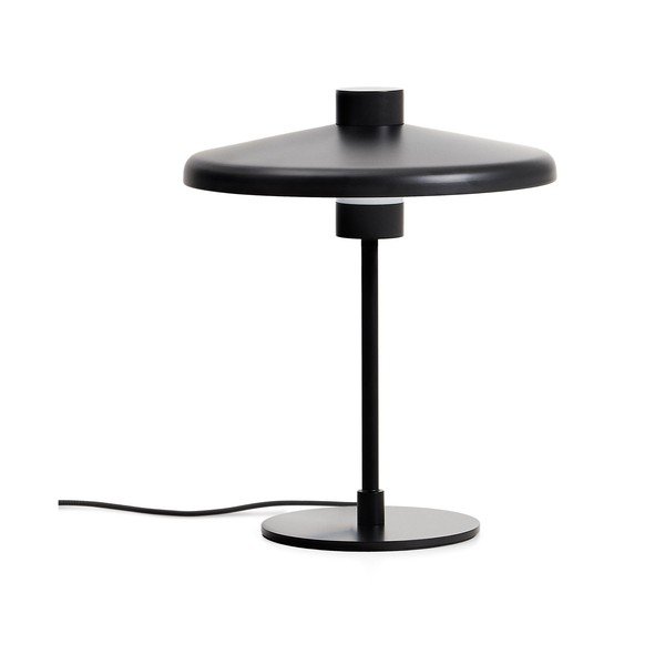 Crna stolna lampa s metalnim sjenilom (visina 32,5 cm) Nuvira – Kave Home